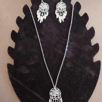 Parure bijoux capteur de rêves 