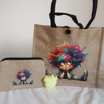 Sac personnalisé + trousse 